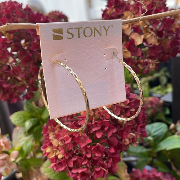 Gold Hoop Earrings - Picture 7 of 15